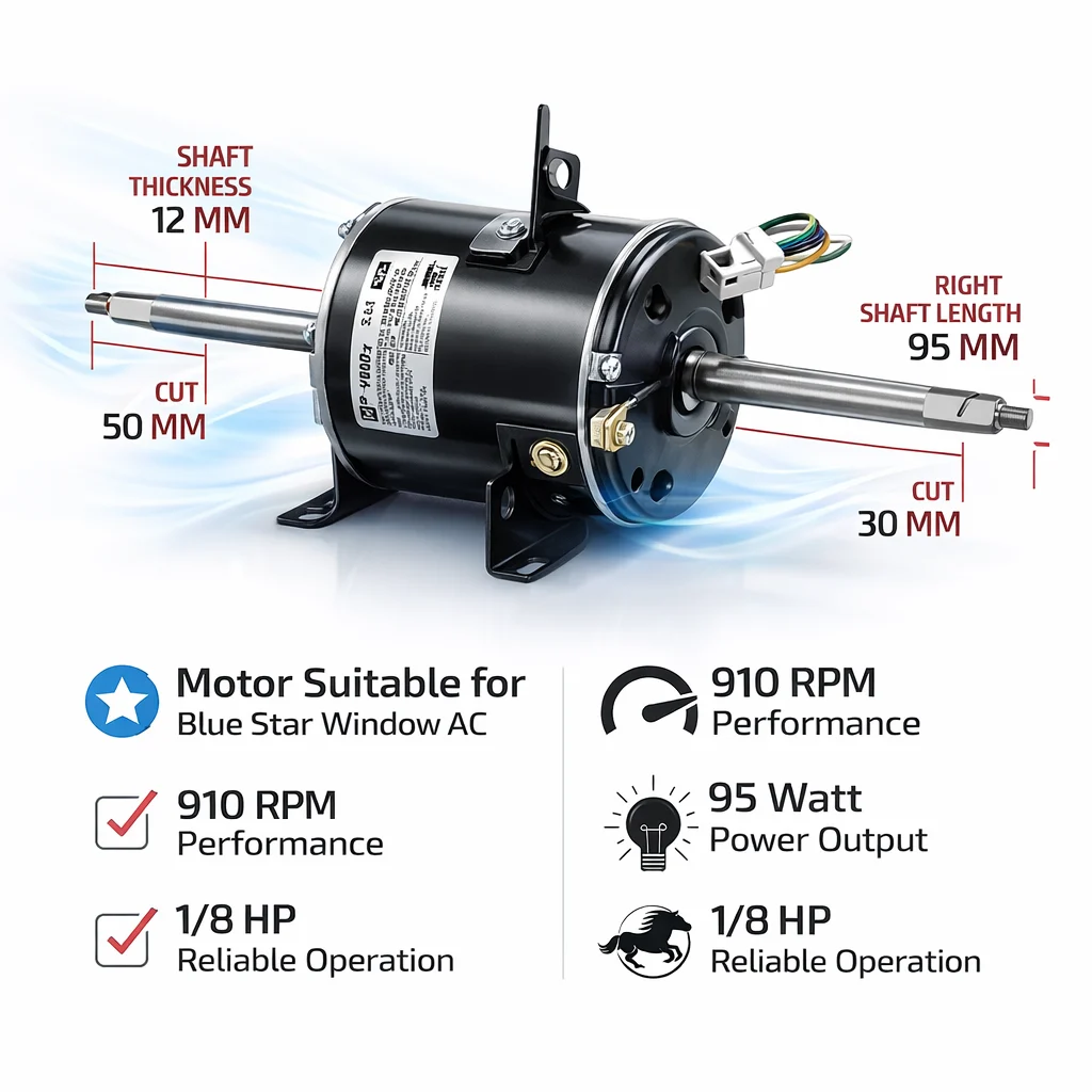 Blue Star Window AC Fan Motor
