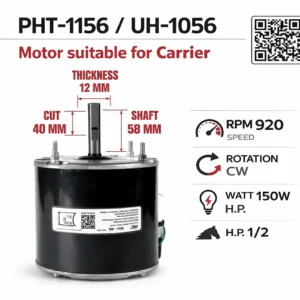 PHT-1156 Carrier Outdoor AC Fan Motor