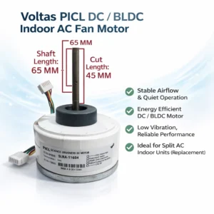 SPLIT AC PICL DC MOTORS FOR INDOOR
