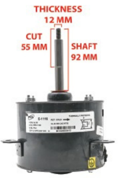 Blue Star PICL Outdoor AC Fan Motor E-1116