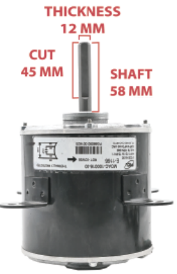 Blue Star PICL Outdoor AC Fan Motor E-1166