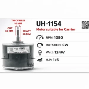 UH-1154 Carrier PICL Outdoor AC Fan Motor